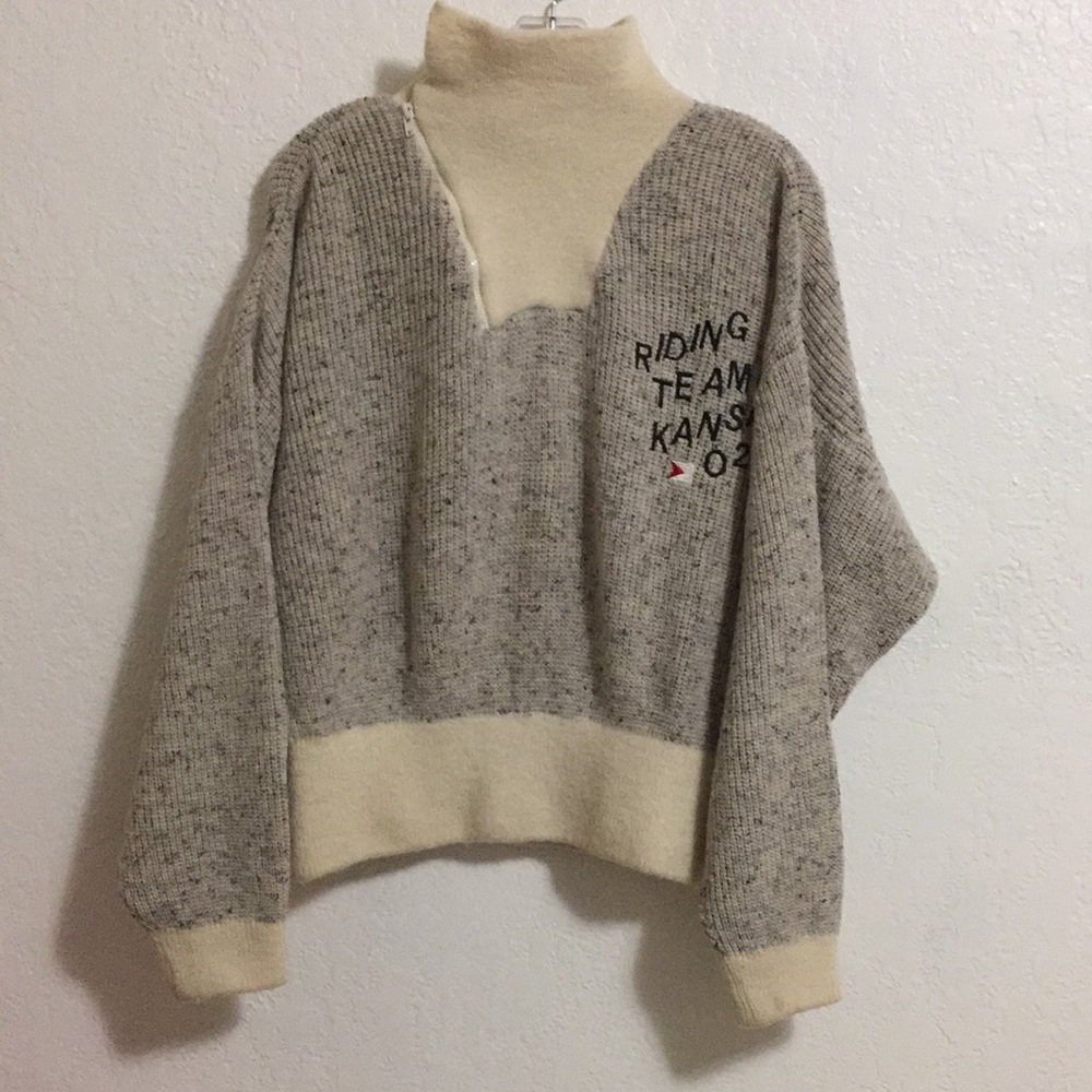 Kansai Yamamoto O2 Wool Sweater. Size M